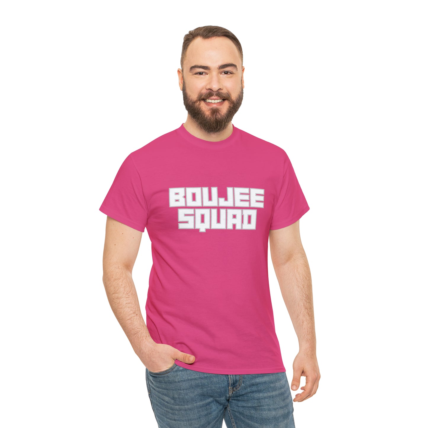Boujee Squad Unisex Heavy Cotton Tee_WHT Print