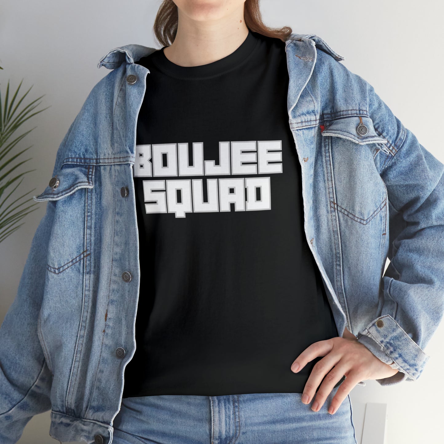 Boujee Squad Unisex Heavy Cotton Tee_WHT Print