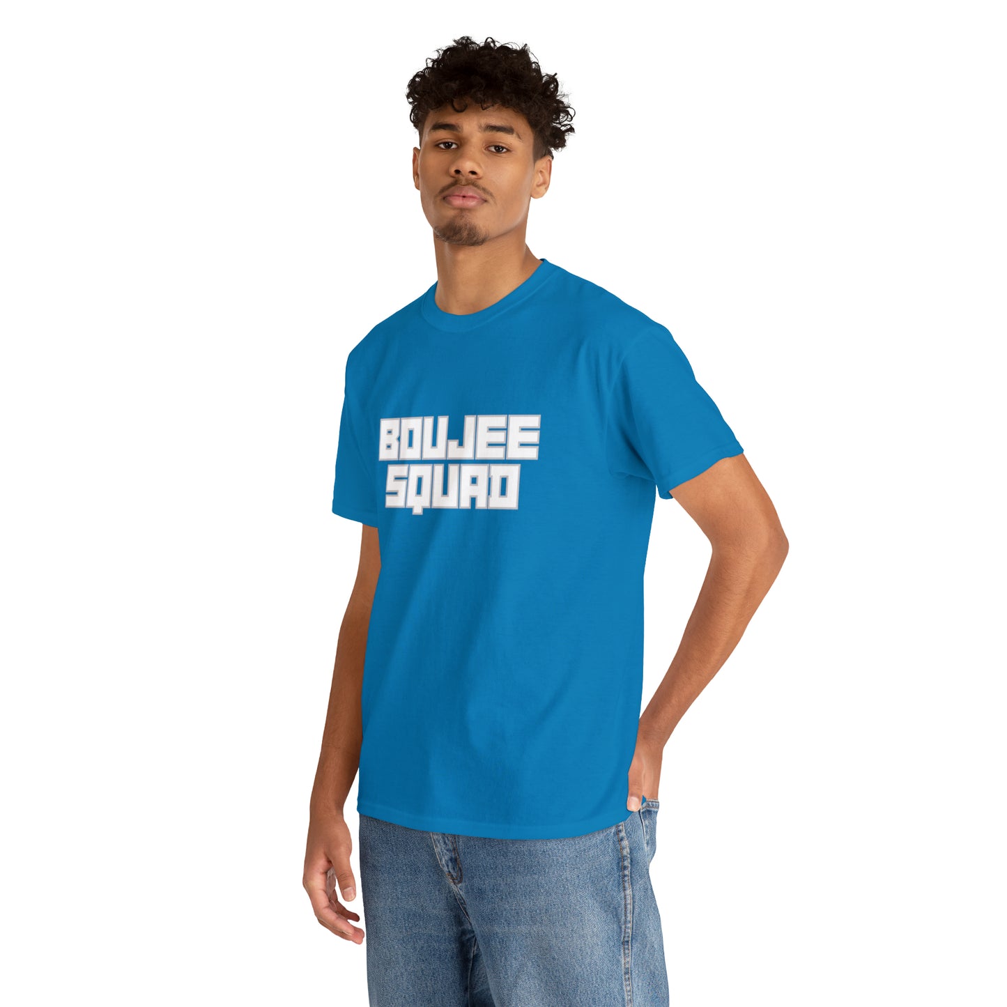 Boujee Squad Unisex Heavy Cotton Tee_WHT Print