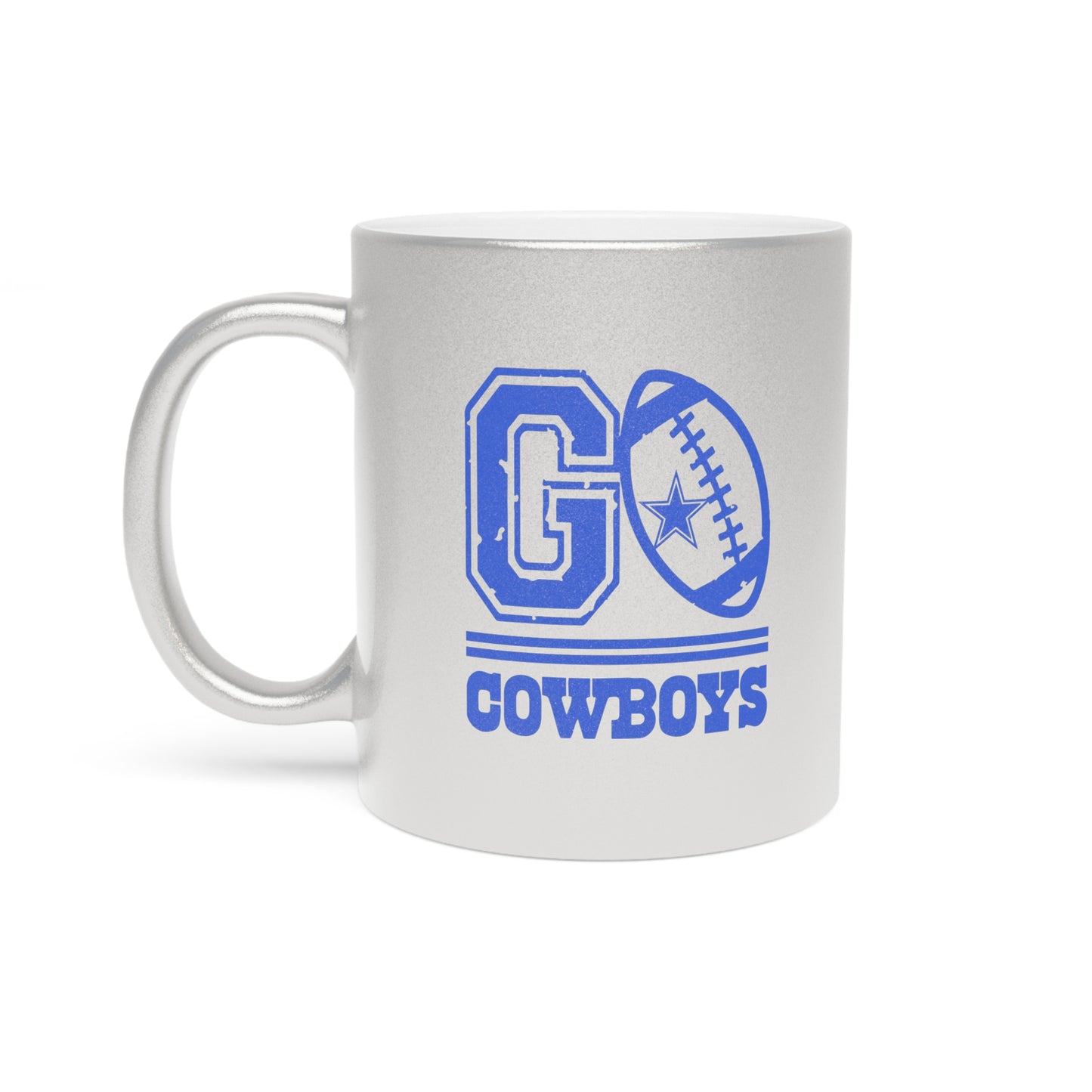 Go Dallas Cowboys Metallic Mug