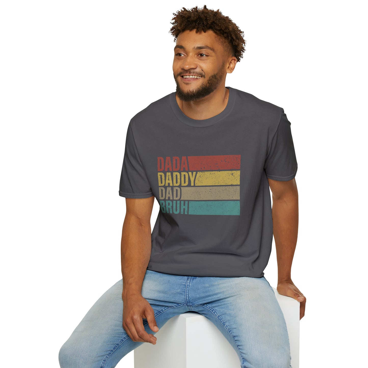 Dada Daddy Dad Bruh Unisex Softstyle T-Shirt