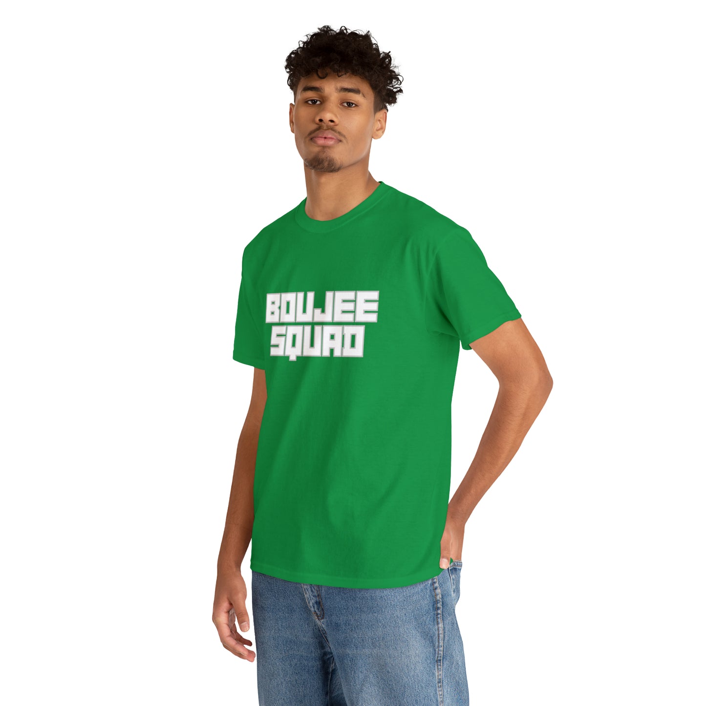 Boujee Squad Unisex Heavy Cotton Tee_WHT Print
