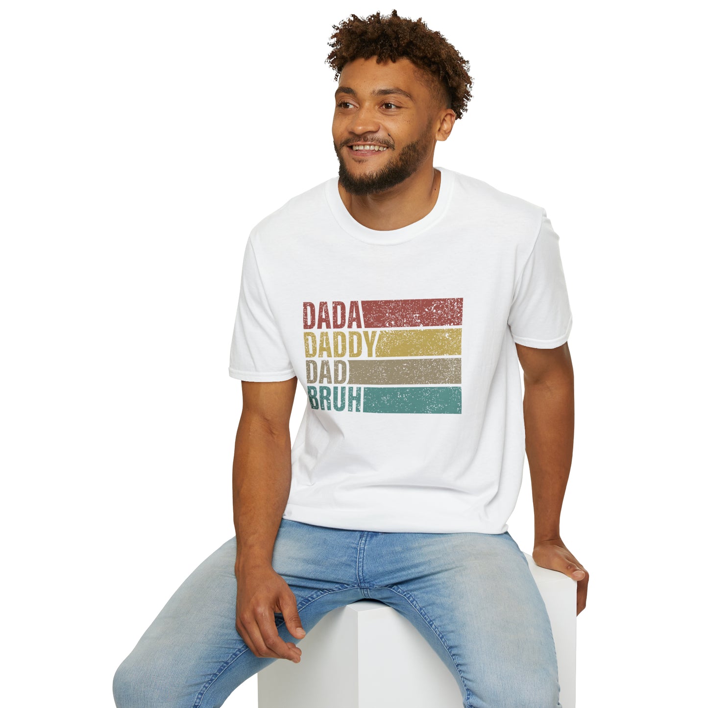 Dada Daddy Dad Bruh Unisex Softstyle T-Shirt