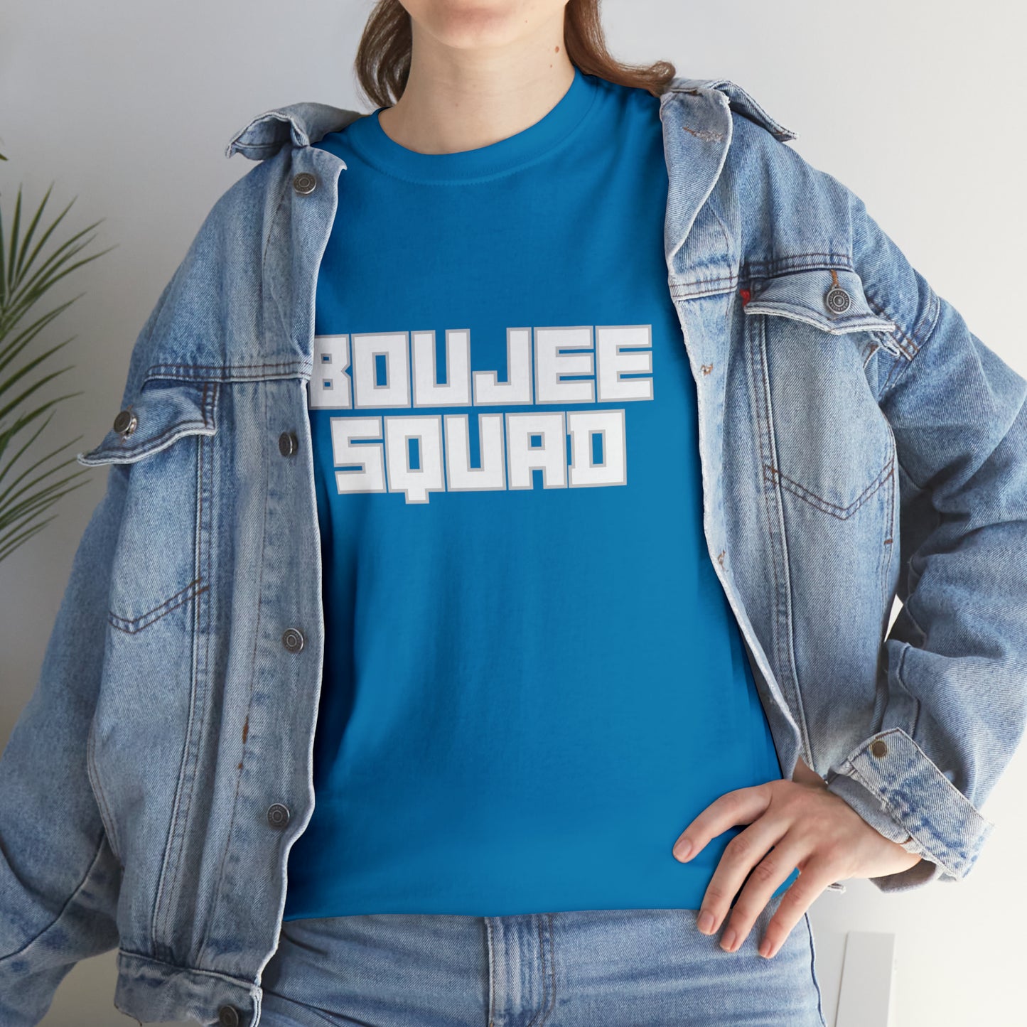 Boujee Squad Unisex Heavy Cotton Tee_WHT Print