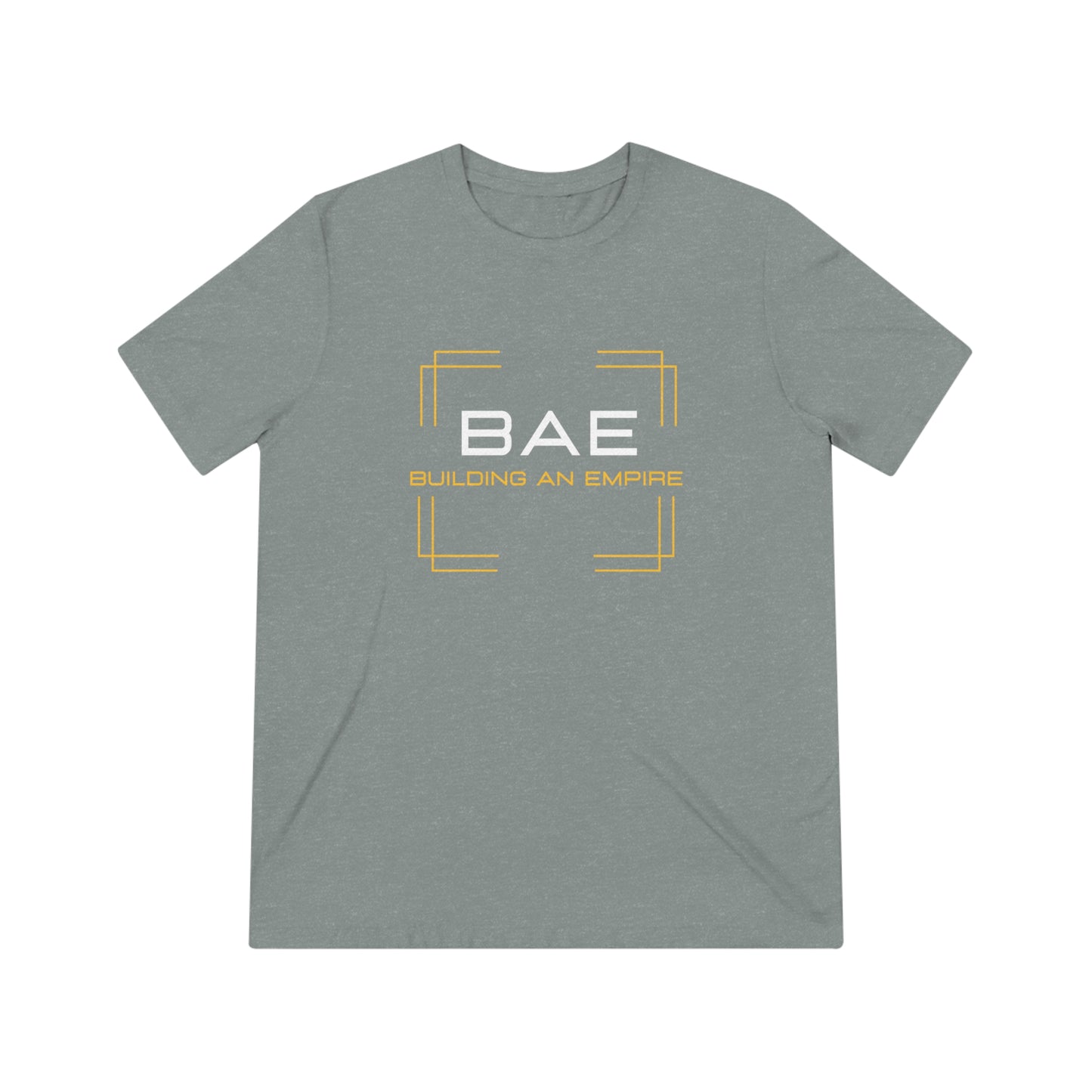BAE Building An Empire SoftStyle Triblend Tee - WHT Print