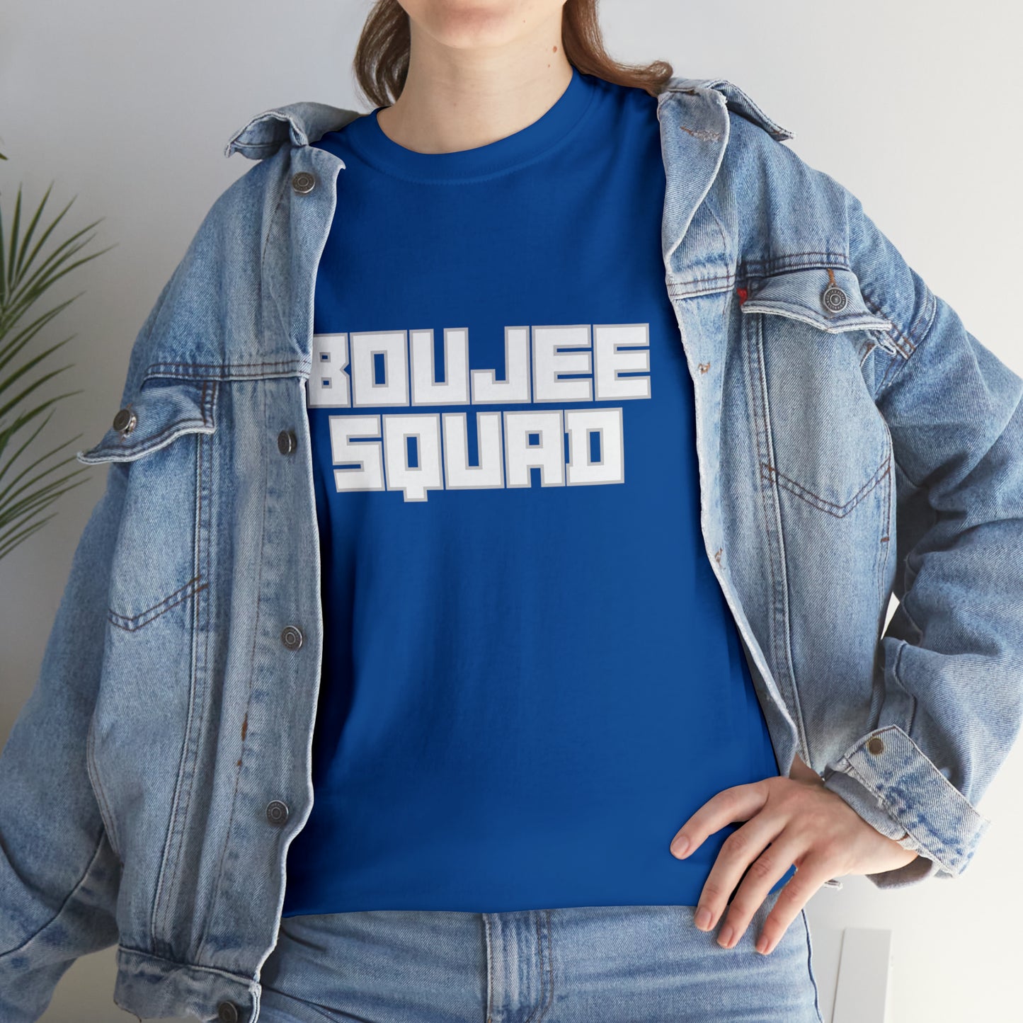Boujee Squad Unisex Heavy Cotton Tee_WHT Print